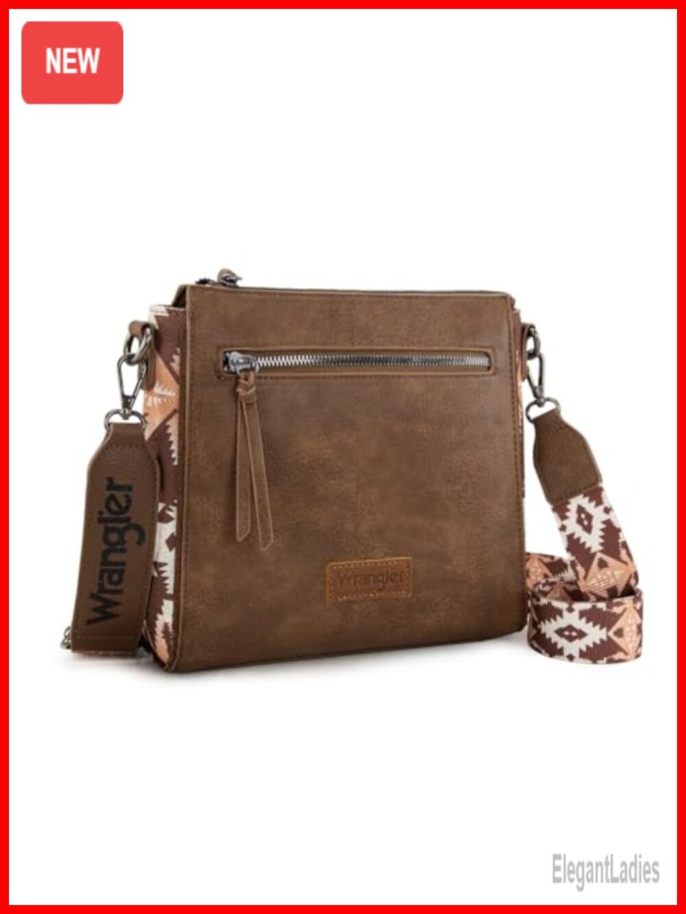 Wrangler Crossbody Purse for Women Vegan Leather Shoulder Bag